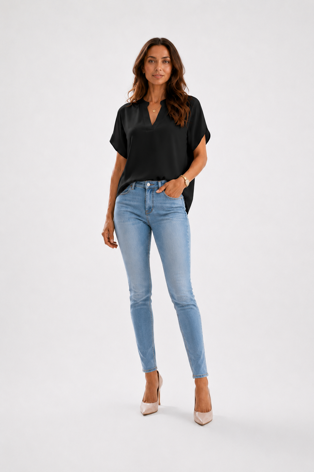 AMELIA | Belly covering light blouse