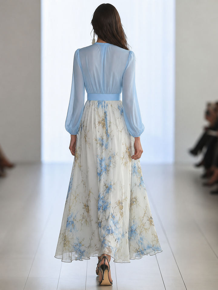 Abigail™ - Maxi Dress with Dazzling Floral Print