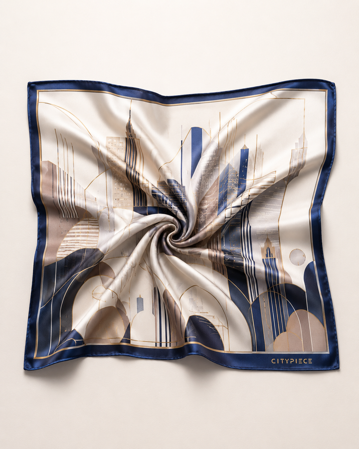 Citypiece Global City Silk Twill Square