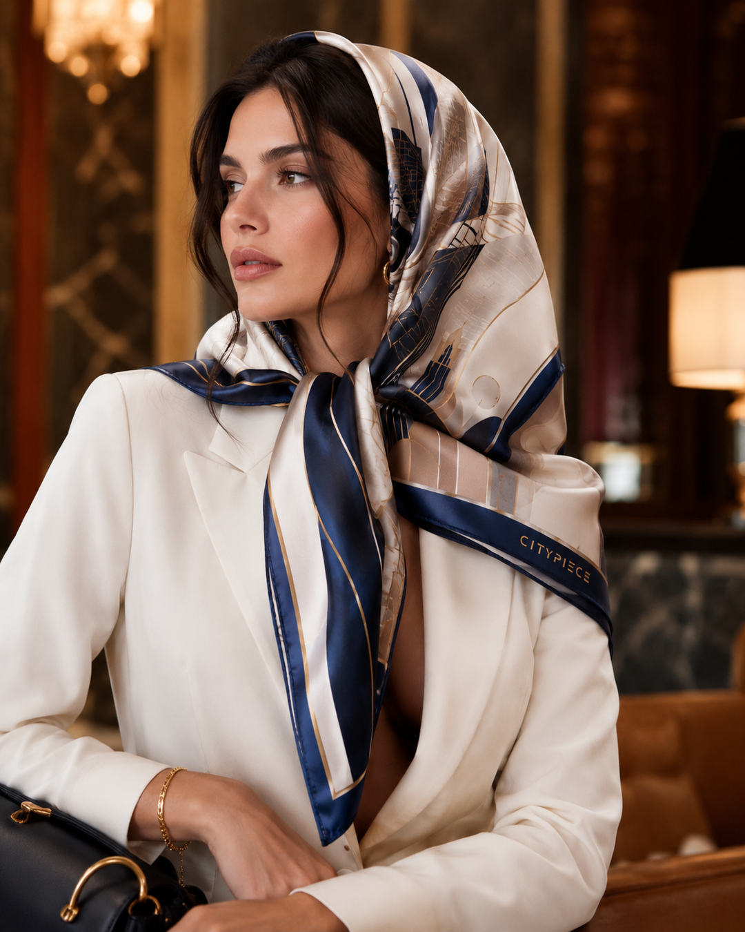 Citypiece Global City Silk Twill Square