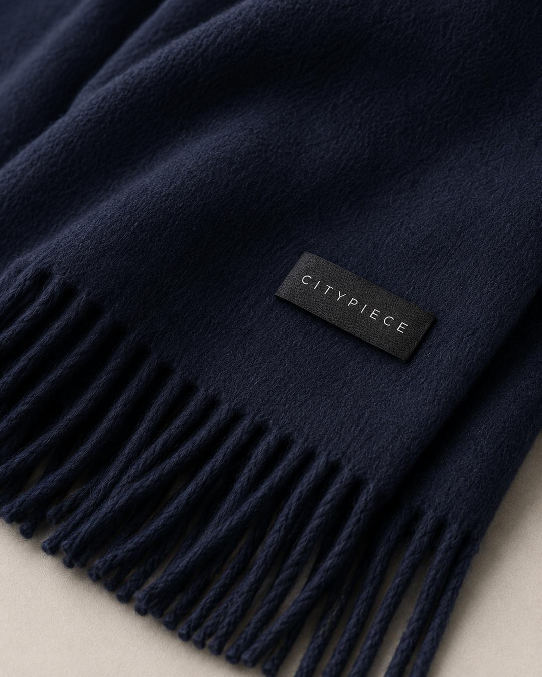 Citypiece Navy Cashmere Scarf