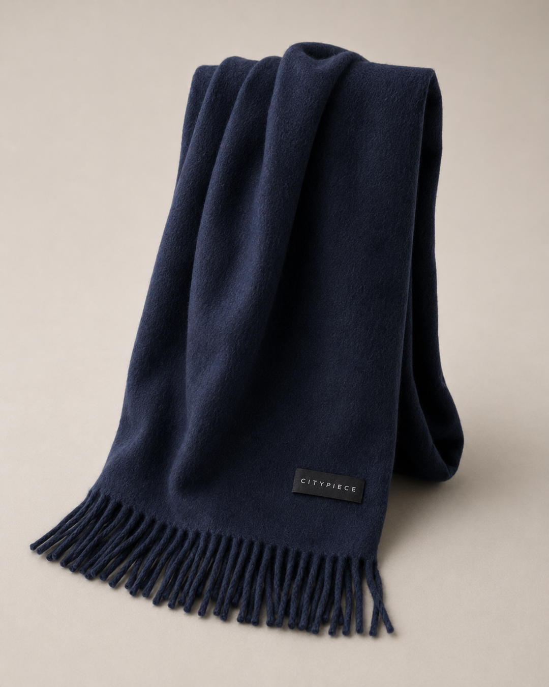 Citypiece Navy Cashmere Scarf