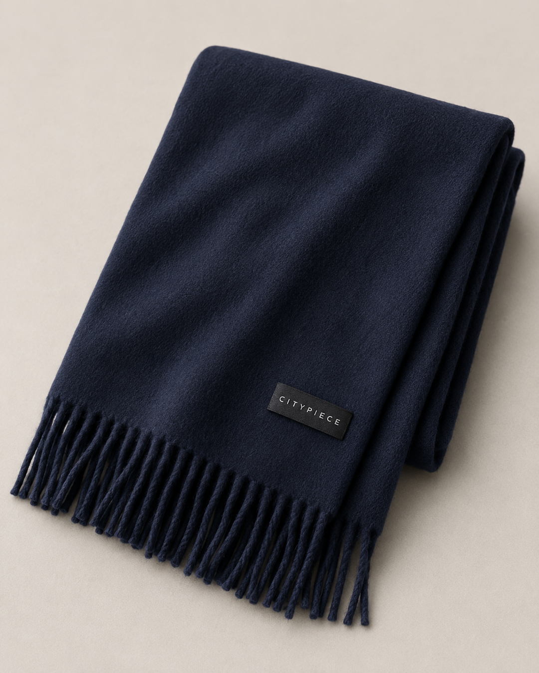 Citypiece Navy Cashmere Scarf